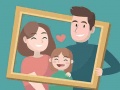 Cluiche Happy Family Puzzle