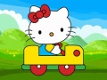 Cluiche Cute Kitty Car Jigsaw