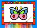 Cluiche Color and Decorate Butterflies