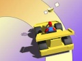 Cluiche Gliding Car Race