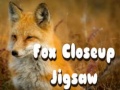 Cluiche Fox Closeup Jigsaw
