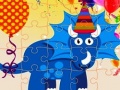 Cluiche Dino Party Jigsaw