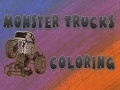 Cluiche Monster Trucks Coloring