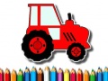 Cluiche Easy Kids Coloring Tractor