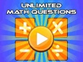 Cluiche Unlimited Math Questions