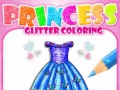 Cluiche Princess Glitter Coloring