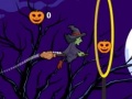 Cluiche Flying witch halloween