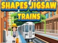 Cluiche Shapes jigsaw trains