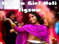 Cluiche Indian Girl Holi Jigsaw