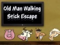 Cluiche Old Man Walking Stick Escape