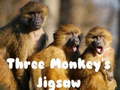 Cluiche Three Monkey's Jigsaw