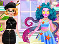 Cluiche Blonde Princess Artist Spell Factory