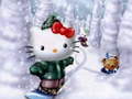 Cluiche Hello Kitty Christmas Jigsaw Puzzle