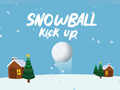 Cluiche Snowball Kick Up