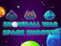 Cluiche Snowball War: Space Shooter