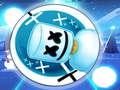 Cluiche Hop Ball 3D: Dancing Ball on Marshmello Tiles Road