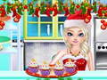 Cluiche Sister Princess Christmas Cupcake Maker