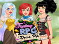 Cluiche Fantasy RPG Dress Up