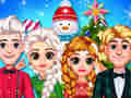 Cluiche Frozen Princess Christmas Celebration