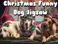 Cluiche Christmas Funny Dog Jigsaw