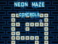 Cluiche Neon Maze Control