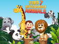 Cluiche Find Seven Differences - Animals