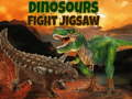 Cluiche Dinosaurs Fight Jigsaw