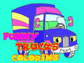 Cluiche Funny Trucks Coloring