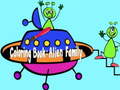 Cluiche Coloring Book: Alien Family