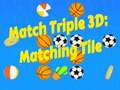 Cluiche Match Triple 3D: Matching Tile