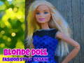 Cluiche Blonde Doll Fashion Style Puzzle