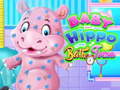 Cluiche Baby Hippo Bath Time