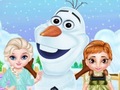 Cluiche Frozen Sisters Snow Fun