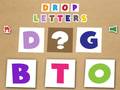 Cluiche Drop Letters