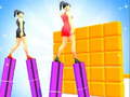 Cluiche Heels Run Race - Stack Rider