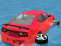 Cluiche Incredible Water Surfing Car Stunt Game