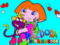 Cluiche Back To School Coloring Book Dora