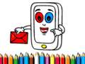 Cluiche Mobile Phone Coloring Book