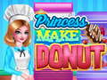 Cluiche Princess Make Donut Cooking