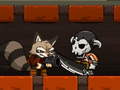 Cluiche Raccoon adventure game