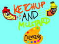 Cluiche Ketchup And Mustard Coloring Station