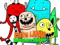 Cluiche Cute Little Monsters Jigsaw