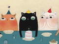 Cluiche Funny Cats Slide