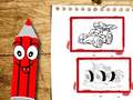 Cluiche Back To School Cars Coloring Book