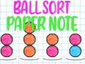 Cluiche Ball Sort Paper Note