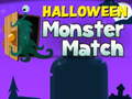 Cluiche Halloween Monster Match