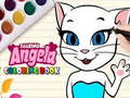 Cluiche Talking Angela Coloring Book