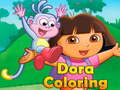 Cluiche Dora Coloring