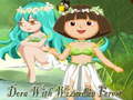 Cluiche Dora With Wizard In Forest