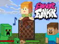 Cluiche Friday Night Funkin Minecraft Steve vs Creeper